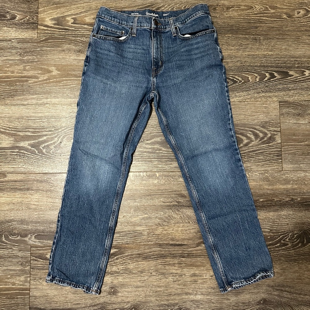 GoodFellow & Co Blue Straight Jeans Size 34x30